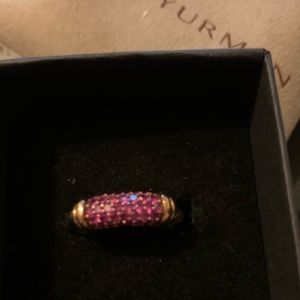 💕DAVID YURMAN PINK SAPPHIRE RARE in excellent condition and RETIRED 💕